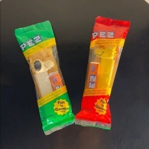 Vintage Snoopy & Woodstock Pez Set